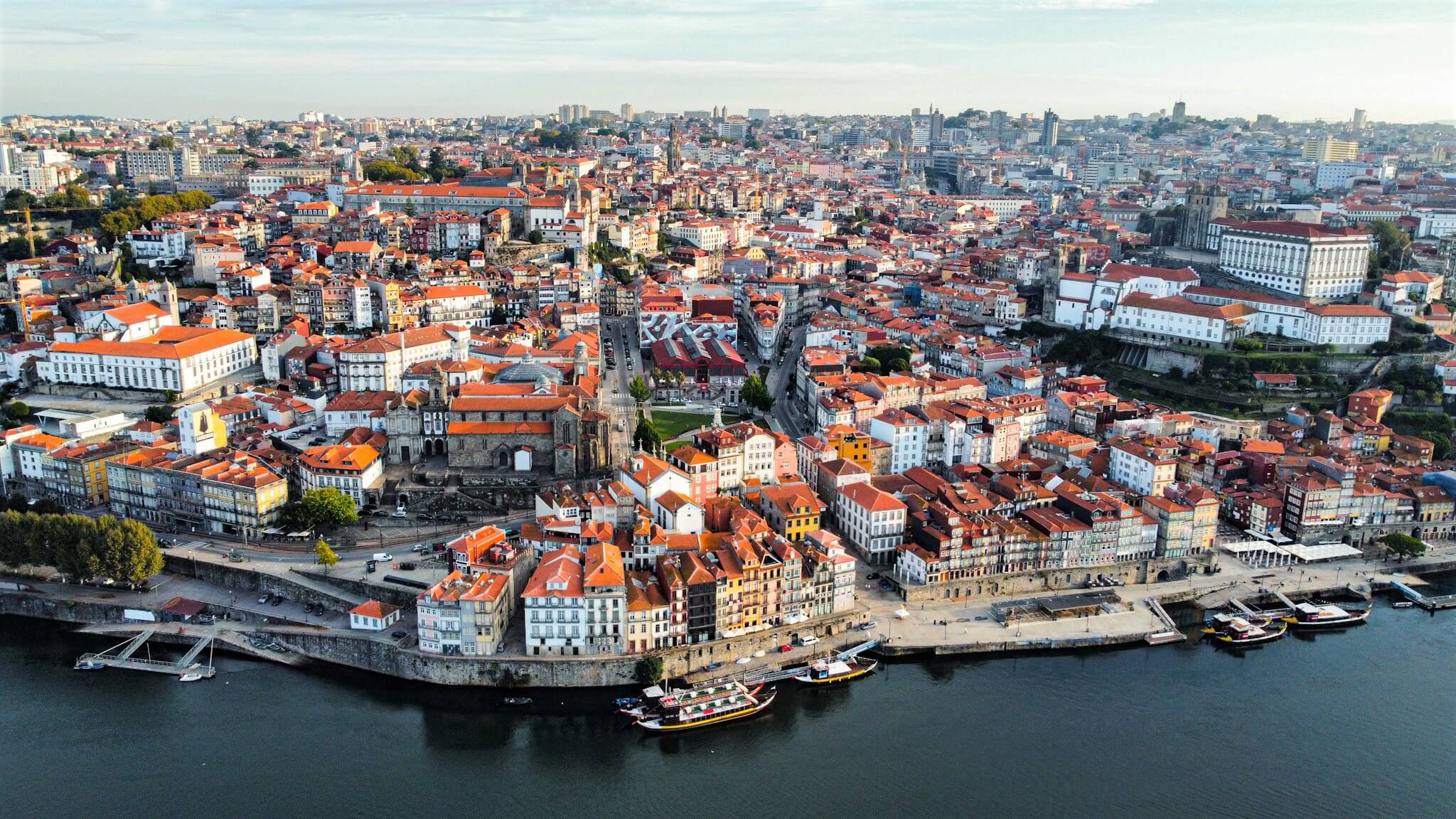 Drone Photography of Porto Portugal